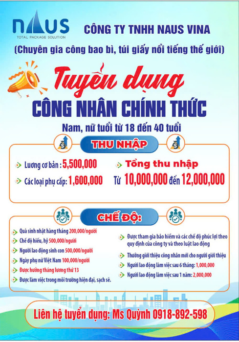 Công ty TNHH NAUS Vina tuyển dụng.jpg